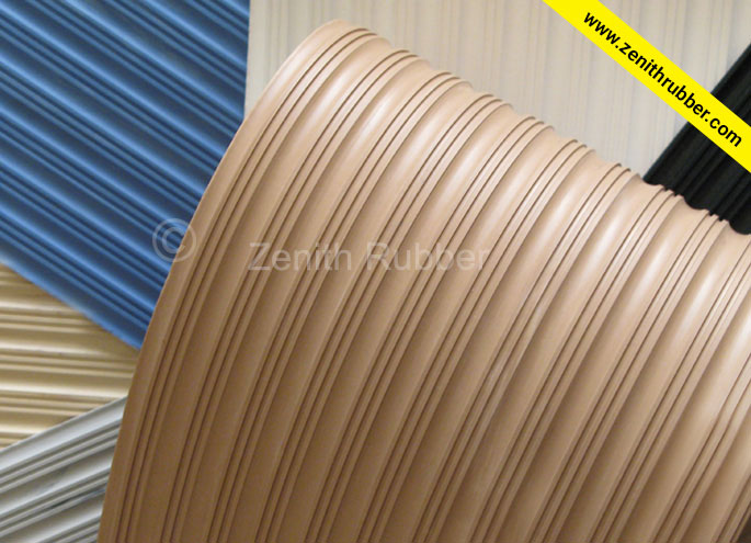 Alfombra antideslizante - CS series - Zenith Industrial Rubber Products  Pvt. Ltd. - de burbujas / de polímero / de interior